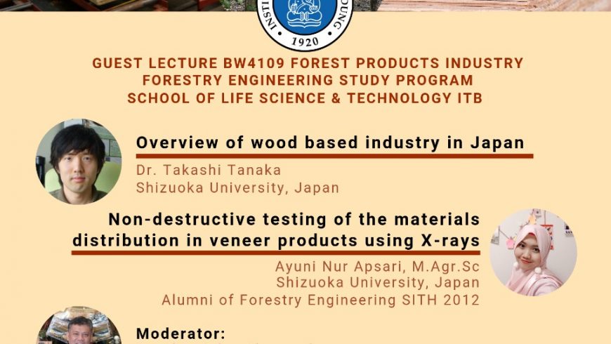 Guest Lecture BW4109 Forest Products Industry Forestry Engineering Study Program SITH-ITB