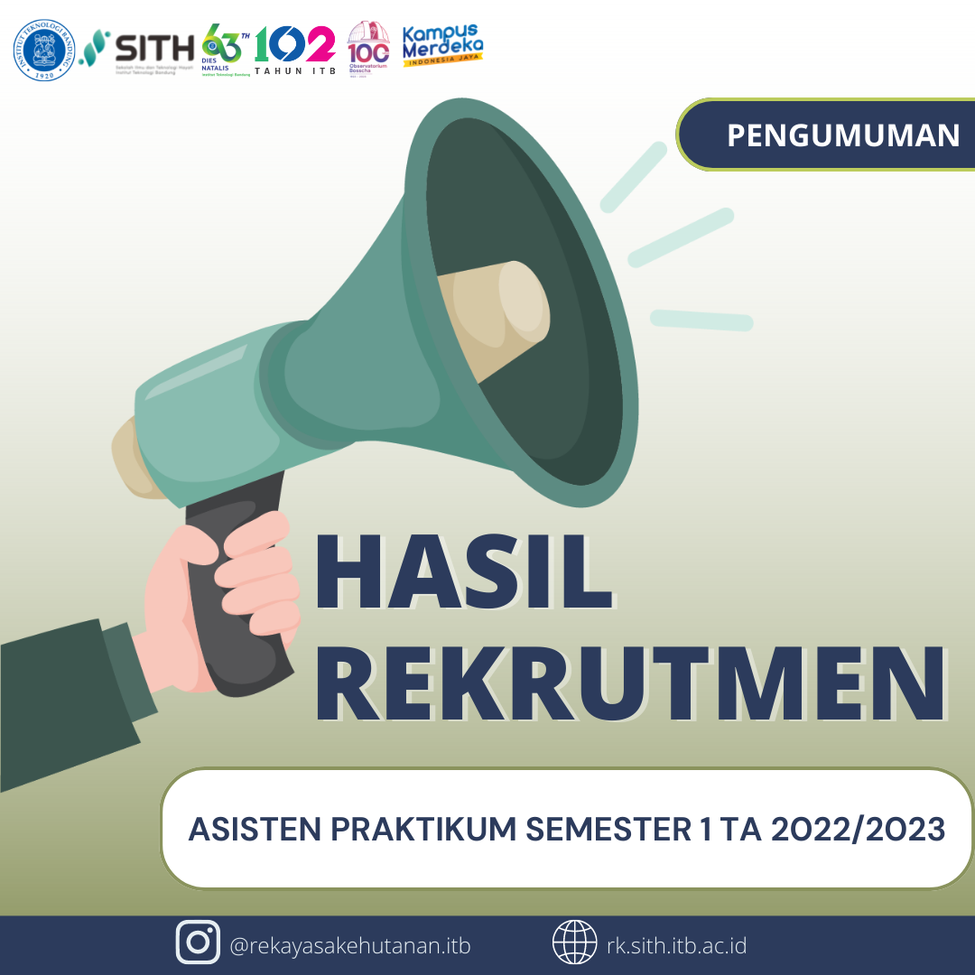 Pengumuman Hasil Rekrutmen Asisten Semester I TA 2022/2023